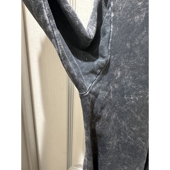 Magdalena USA M (8/10) Gray Distressed Flared Bottom Sweater Dress w/Pockets - Picture 5 of 13